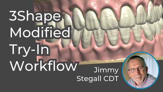 3Shape Modified Denture Try-In workflow by Jimmy Stegall CDT - Course 3