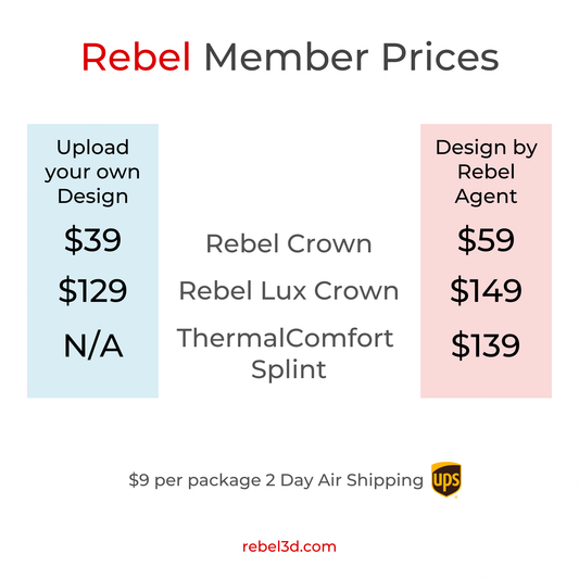 Monthly Rebel3d Membership